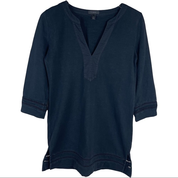 J. Crew Dresses & Skirts - J. CREW BLACK TUNIC DRESS